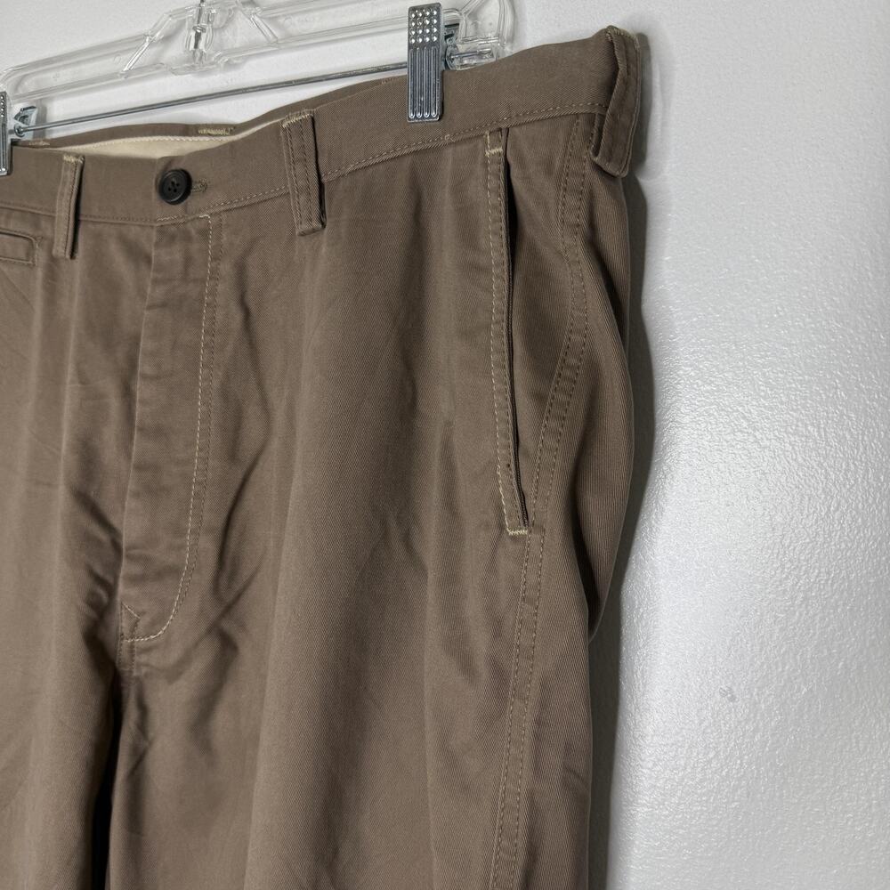 Life Khaki Pants Mens 38x34 Medium Brown Relaxed Straight Leg New NEW